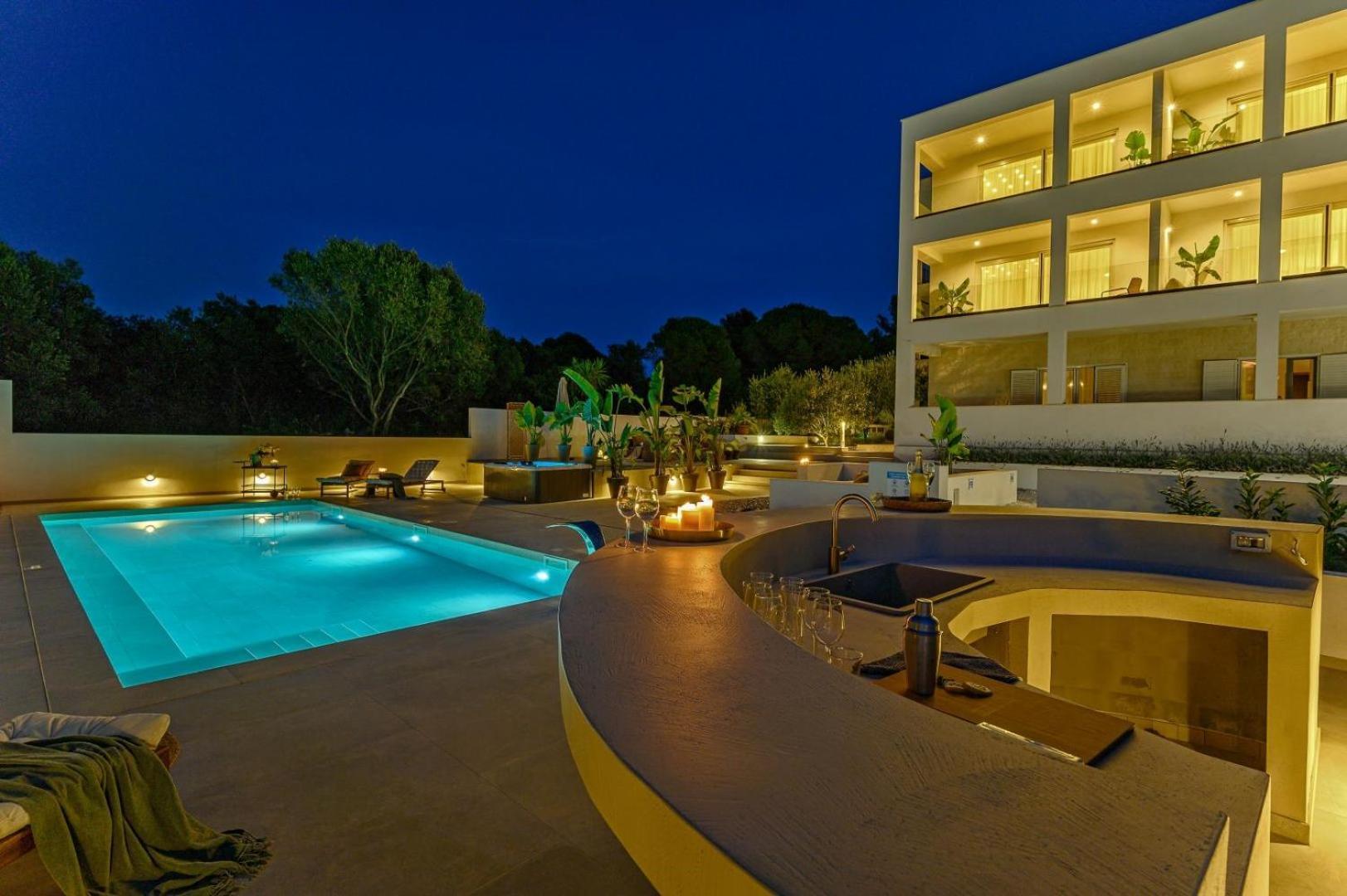 Luxury Villa Del Sogno With Pool, Jacuzzi, Parking Okrug Gornji Dış mekan fotoğraf